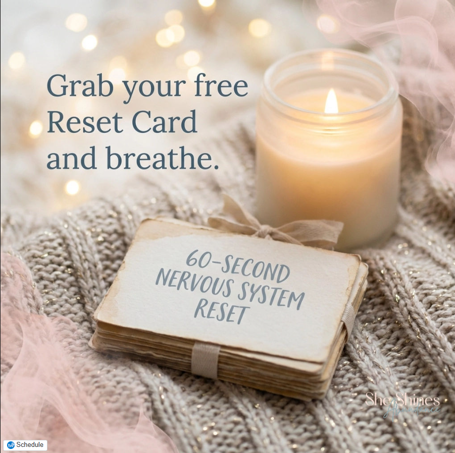 60 second nervous system reset cards