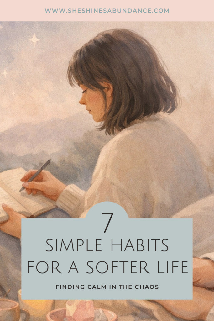 simple habits for a softer life