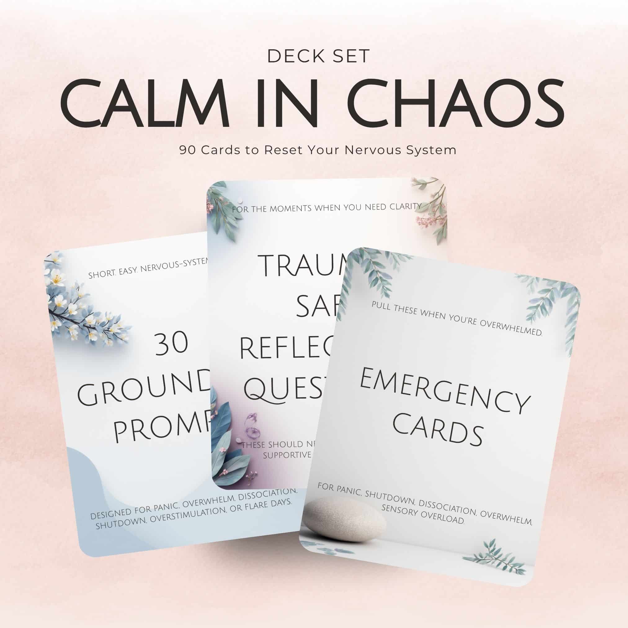 calm in chaos deck set
