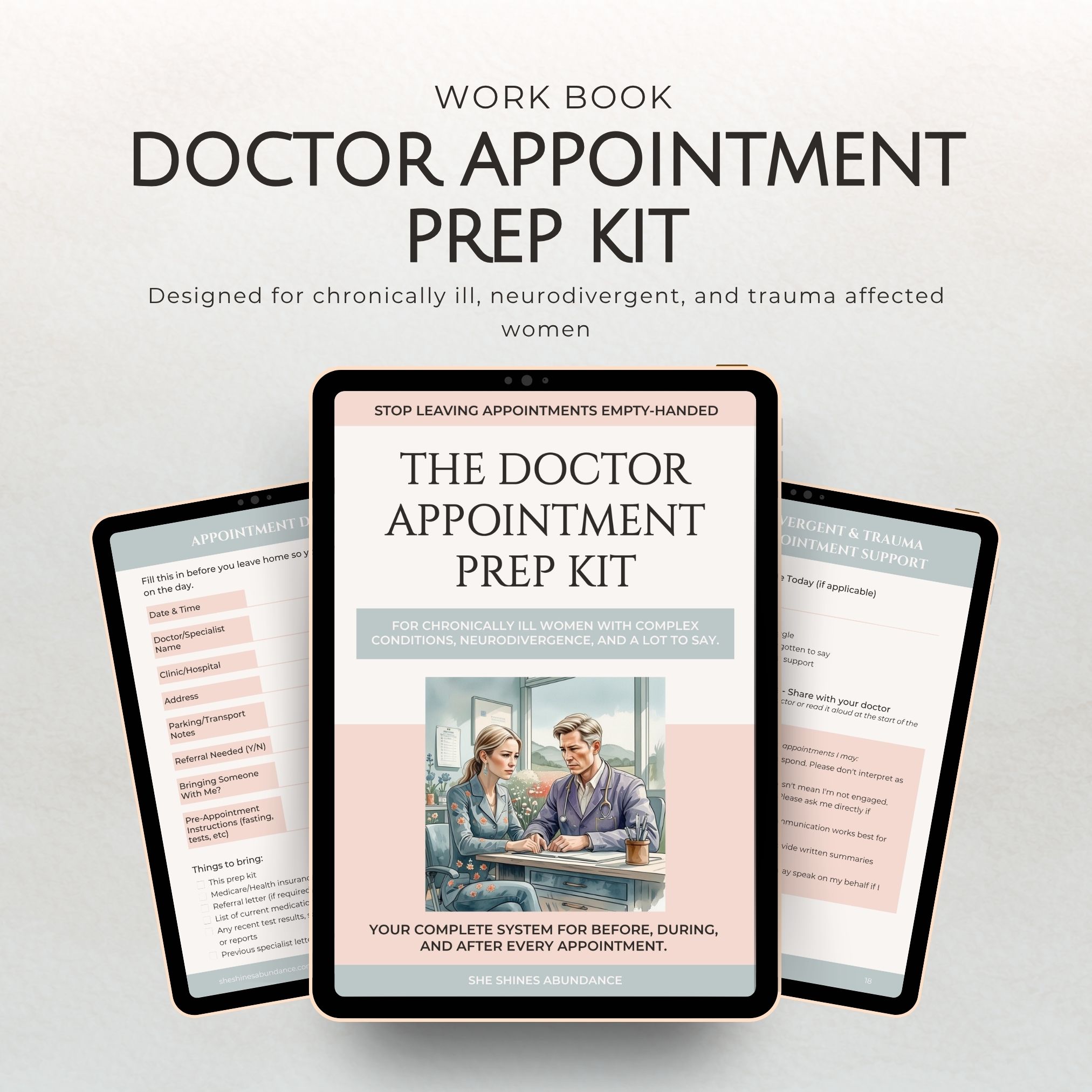 doctor appointment prep kit